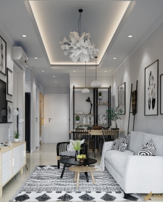 Hoàn thiệt nội thất căn hộ Riverside Quận 7