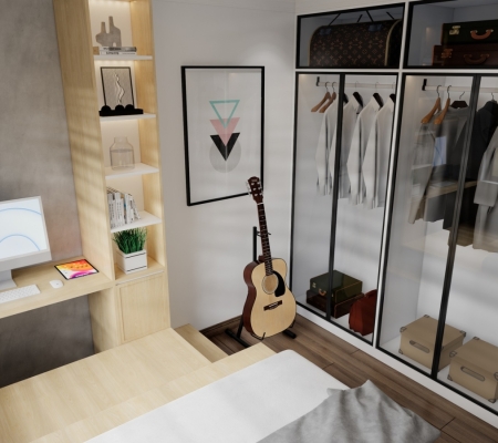 Hoàn thiệt nội thất căn hộ Riverside Quận 7