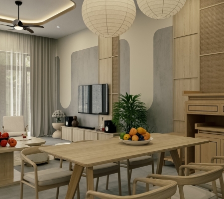 Thiết kế thi công theo phong cách Japandi