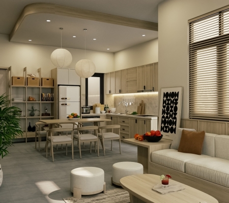 Thiết kế thi công theo phong cách Japandi